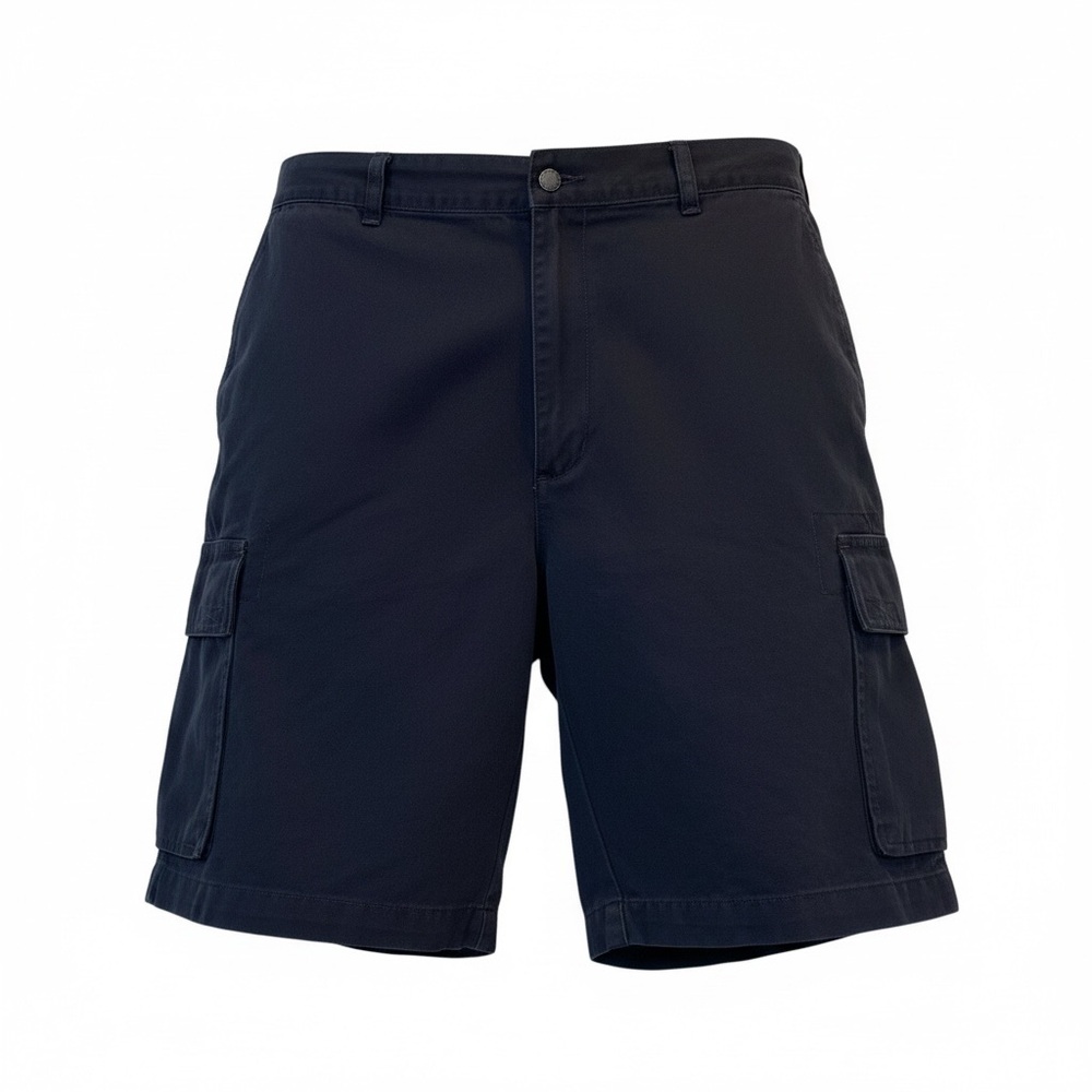 Chaps RL Men's size 36 Classic Cotton Black 6 pocket Cargo Shorts